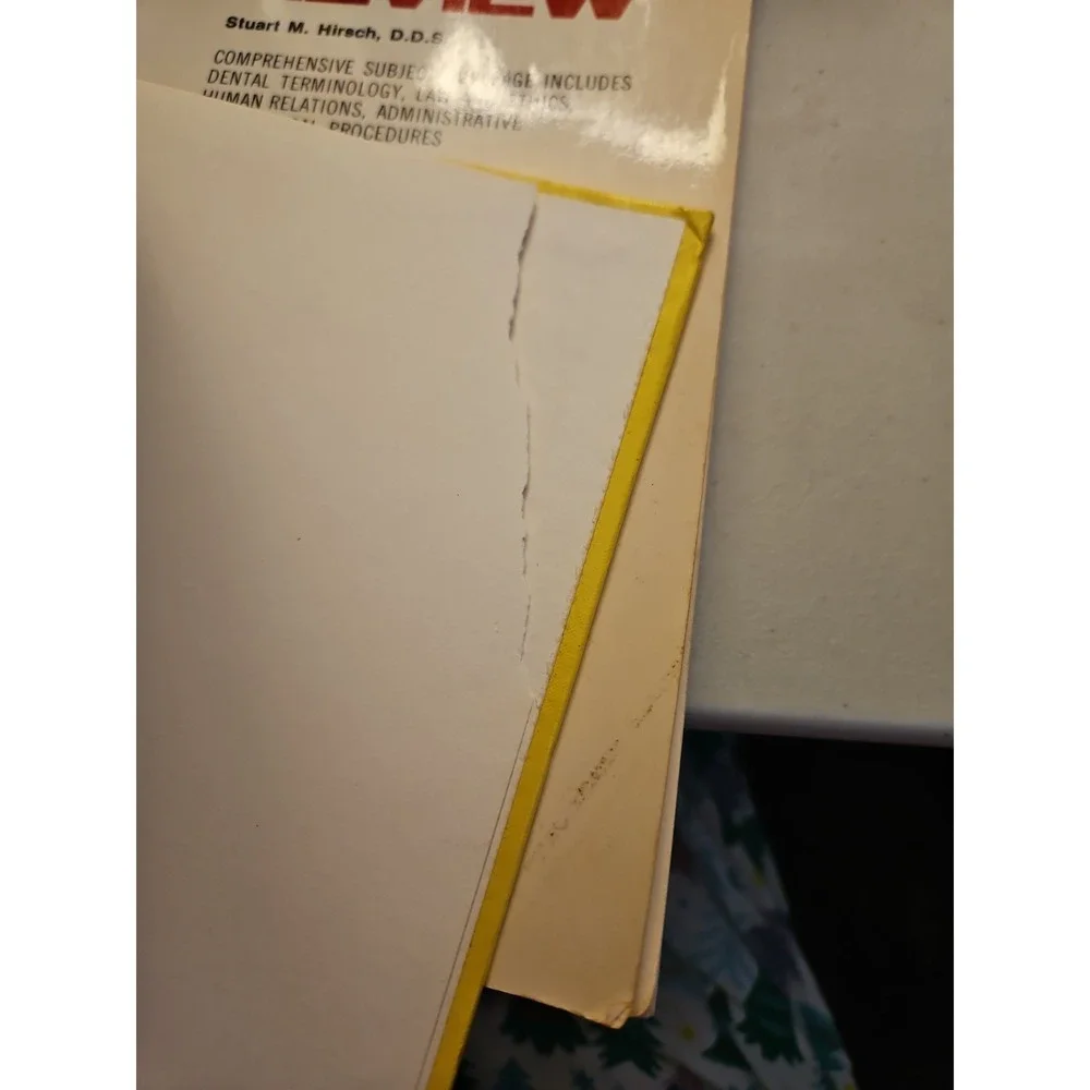 Vintage Dental Assistant Books